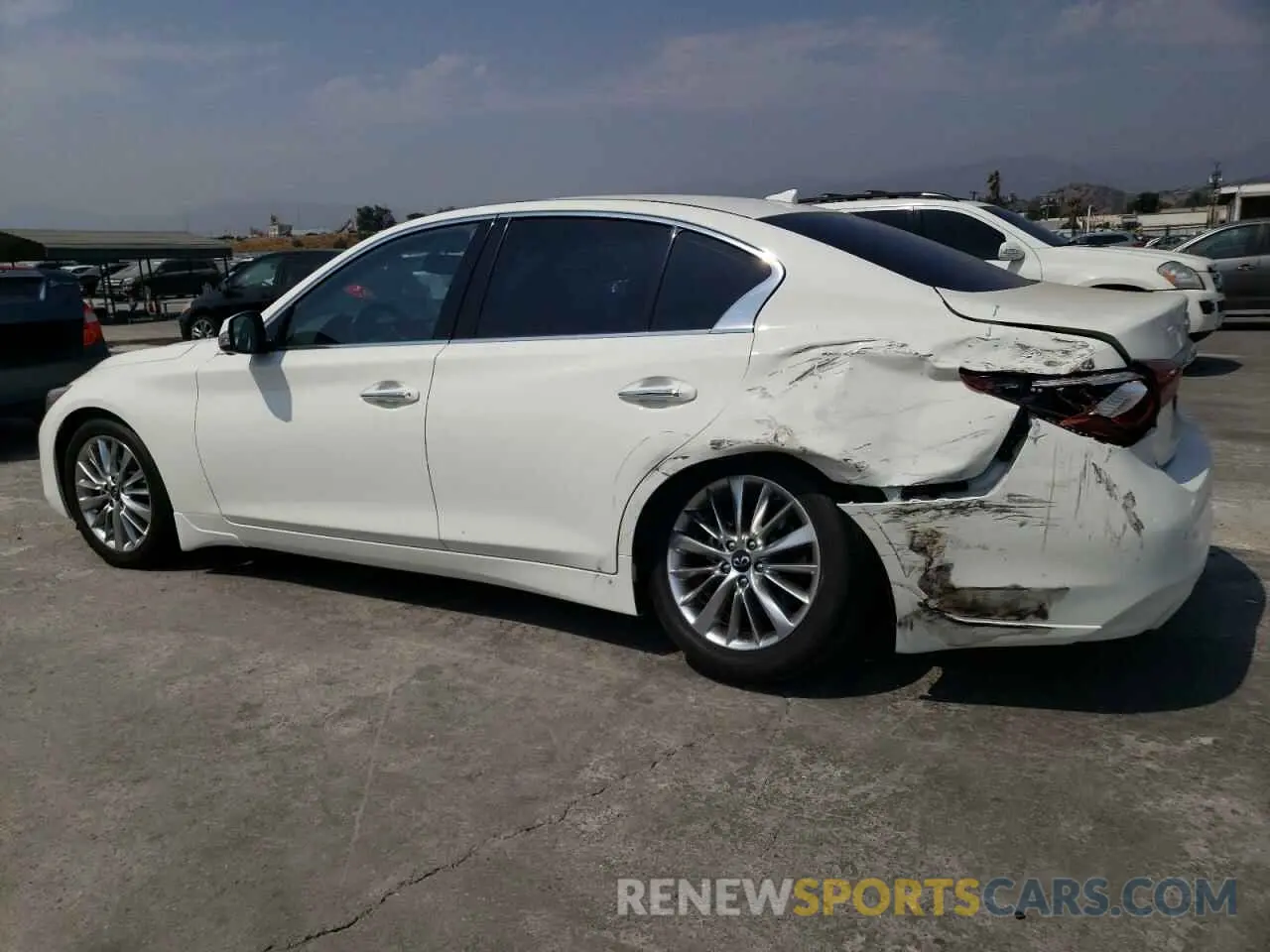 2 Photograph of a damaged car JN1EV7BP4MM707520 INFINITI Q50 2021
