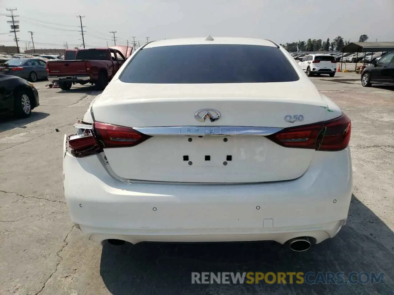 6 Photograph of a damaged car JN1EV7BP4MM707520 INFINITI Q50 2021