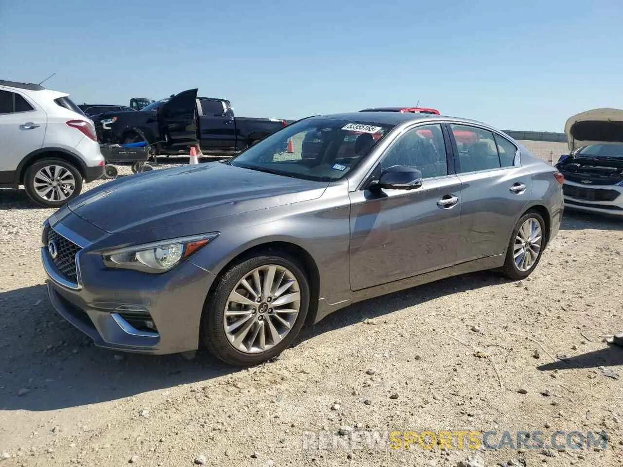 1 Photograph of a damaged car JN1EV7BP5MM702973 INFINITI Q50 2021