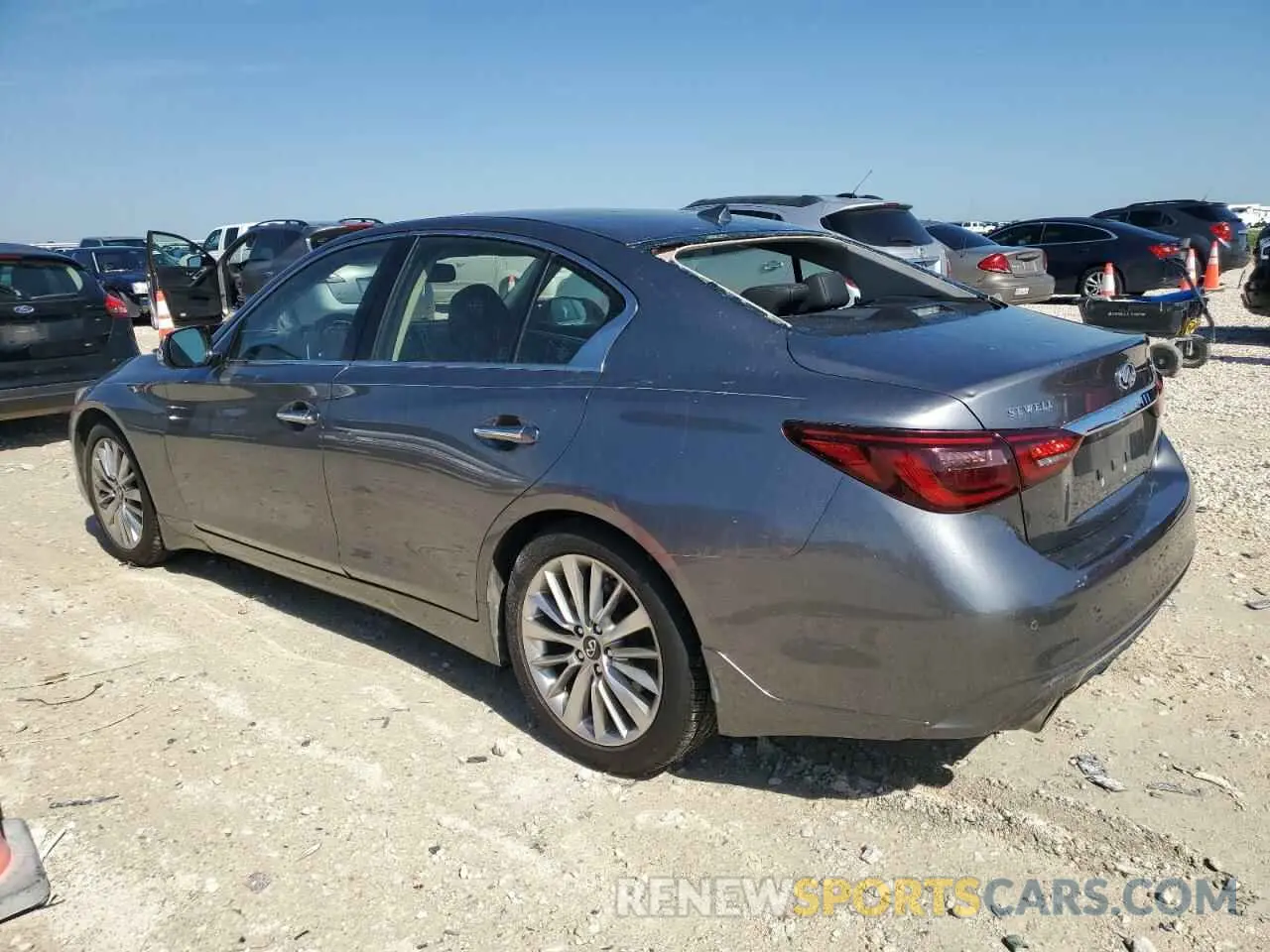 2 Photograph of a damaged car JN1EV7BP5MM702973 INFINITI Q50 2021