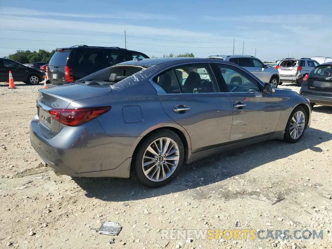 3 Photograph of a damaged car JN1EV7BP5MM702973 INFINITI Q50 2021