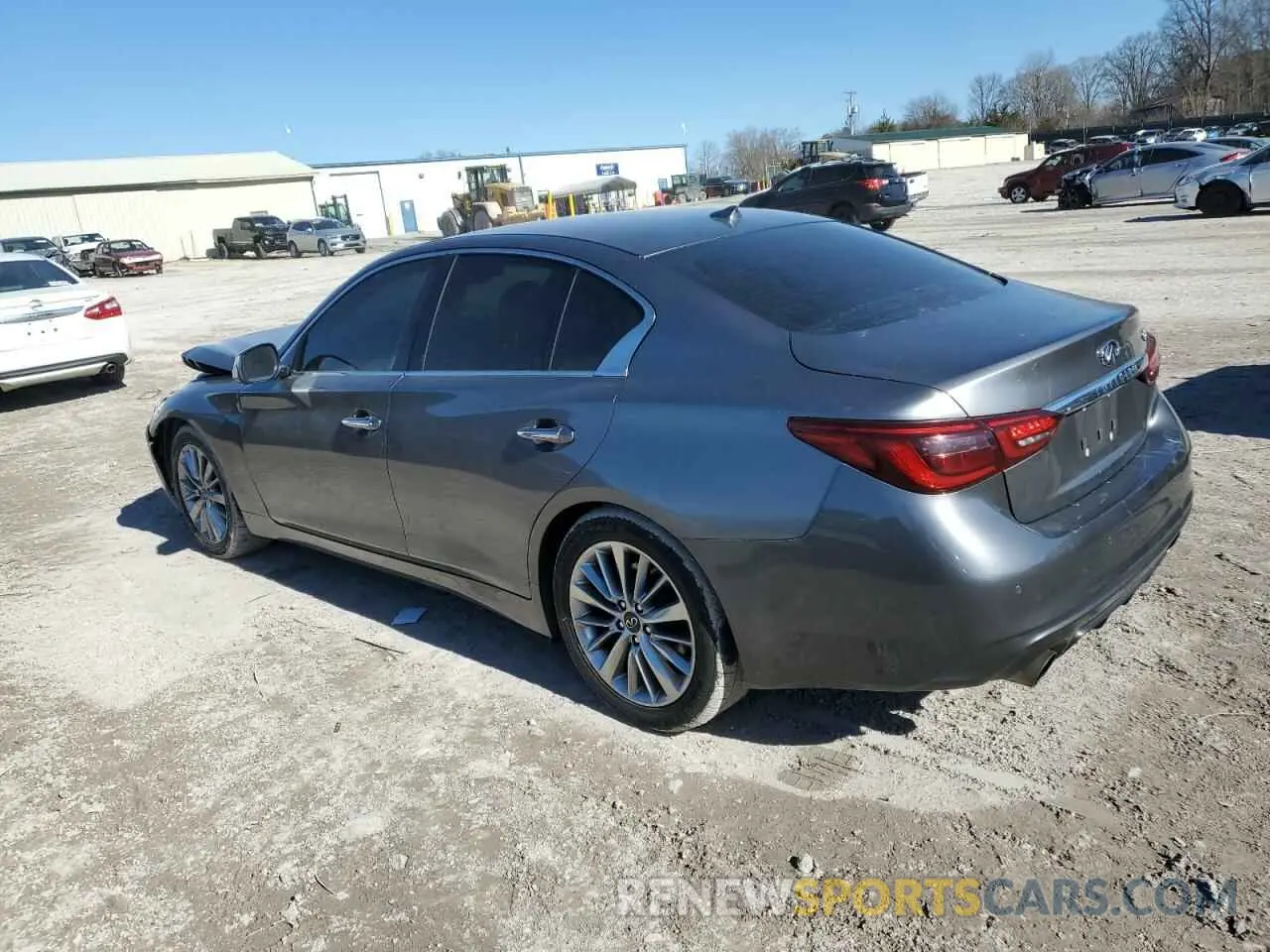 2 Photograph of a damaged car JN1EV7BP5MM704237 INFINITI Q50 2021