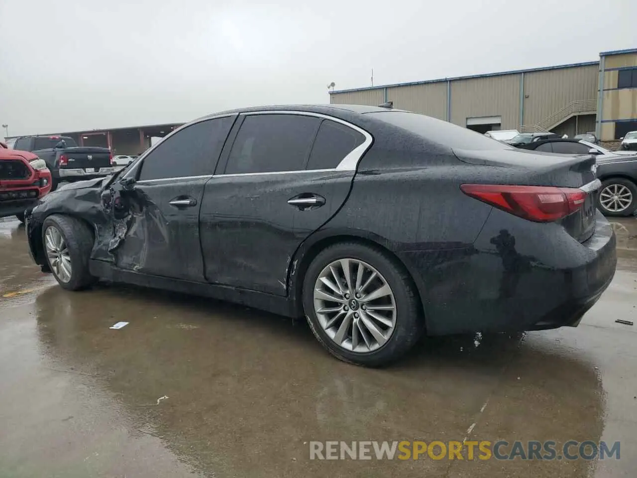 2 Photograph of a damaged car JN1EV7BP5MM706988 INFINITI Q50 2021