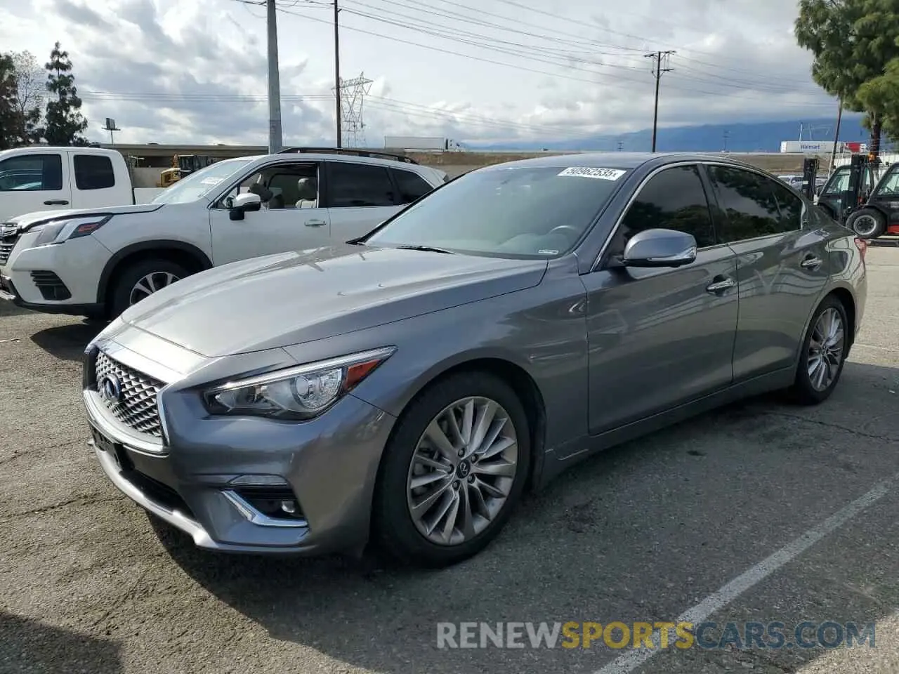 1 Photograph of a damaged car JN1EV7BP6MM700570 INFINITI Q50 2021