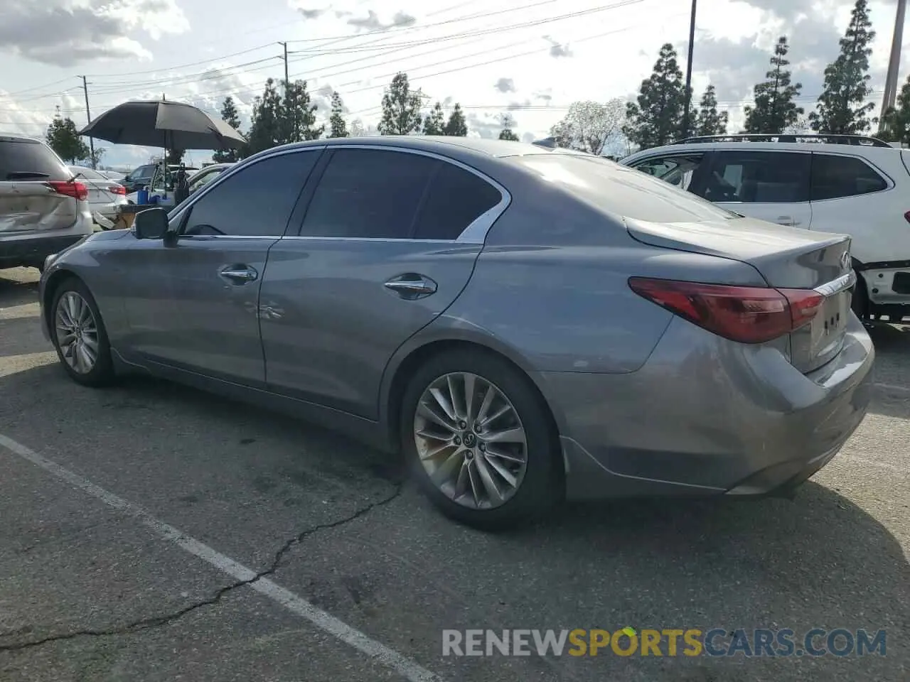 2 Photograph of a damaged car JN1EV7BP6MM700570 INFINITI Q50 2021
