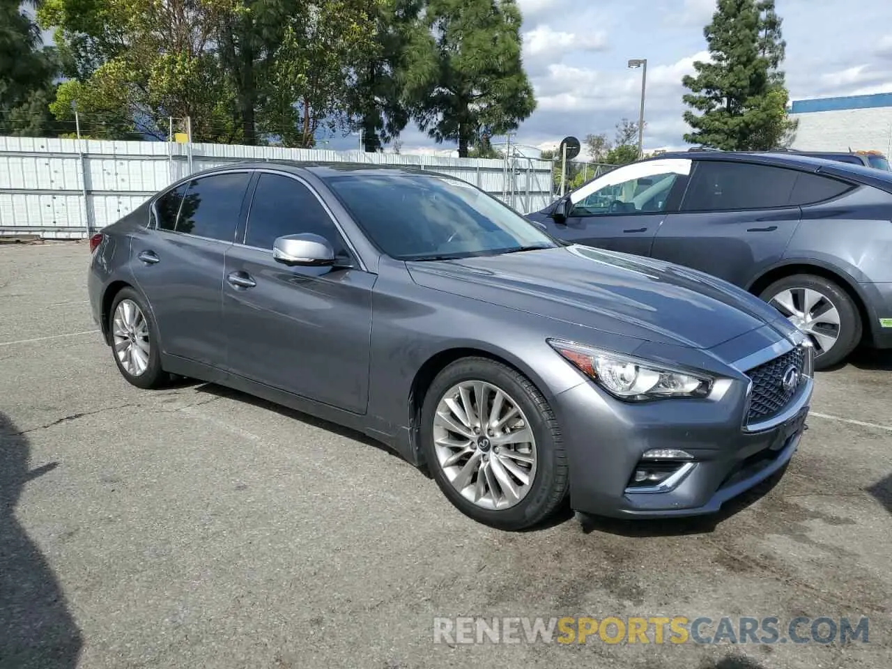 4 Photograph of a damaged car JN1EV7BP6MM700570 INFINITI Q50 2021