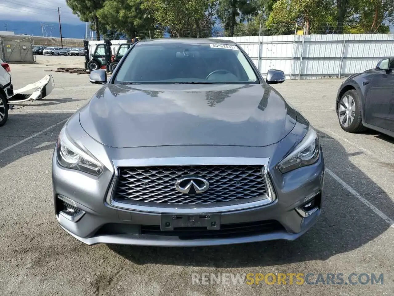 5 Photograph of a damaged car JN1EV7BP6MM700570 INFINITI Q50 2021