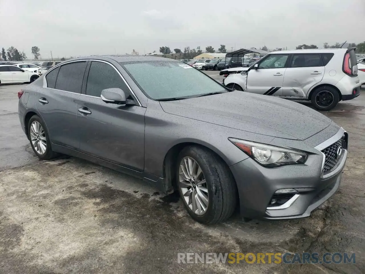 4 Photograph of a damaged car JN1EV7BP6MM701895 INFINITI Q50 2021