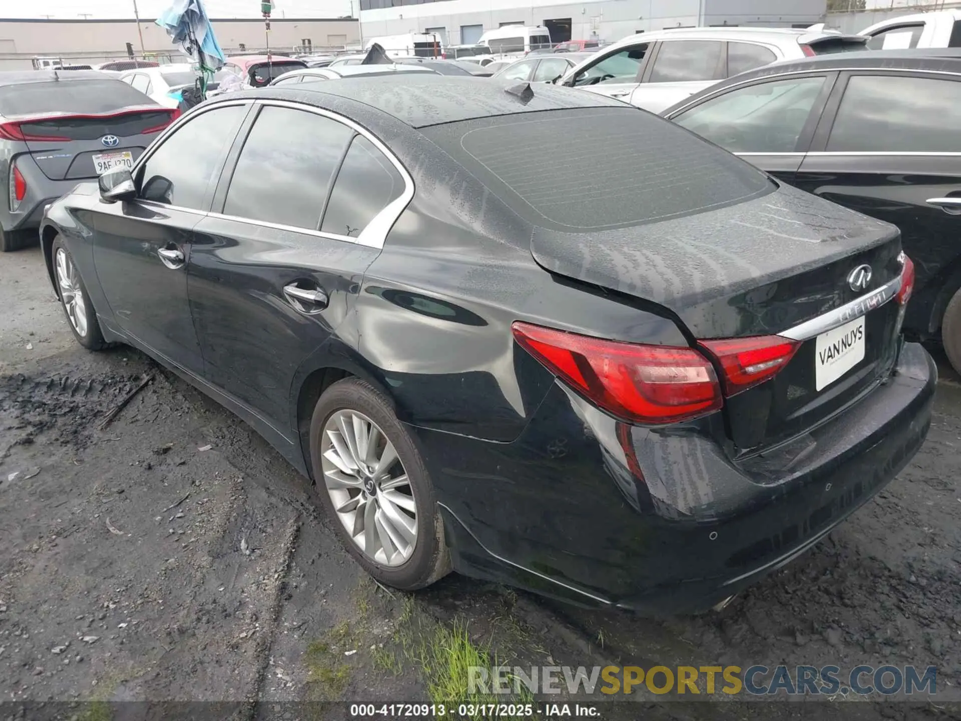 3 Photograph of a damaged car JN1EV7BP6MM702075 INFINITI Q50 2021