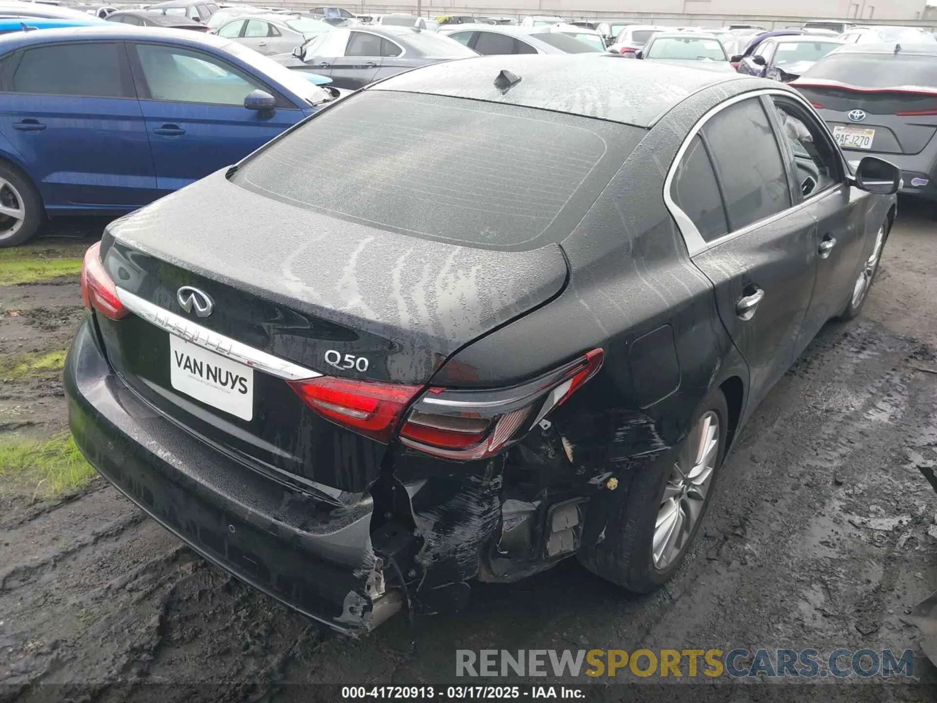 4 Photograph of a damaged car JN1EV7BP6MM702075 INFINITI Q50 2021