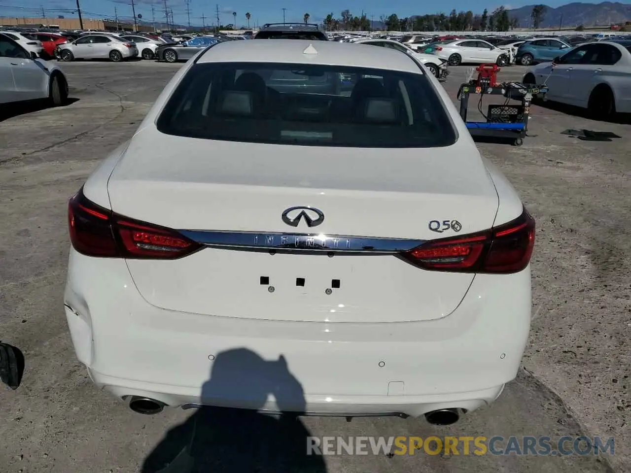 6 Photograph of a damaged car JN1EV7BP6MM703825 INFINITI Q50 2021