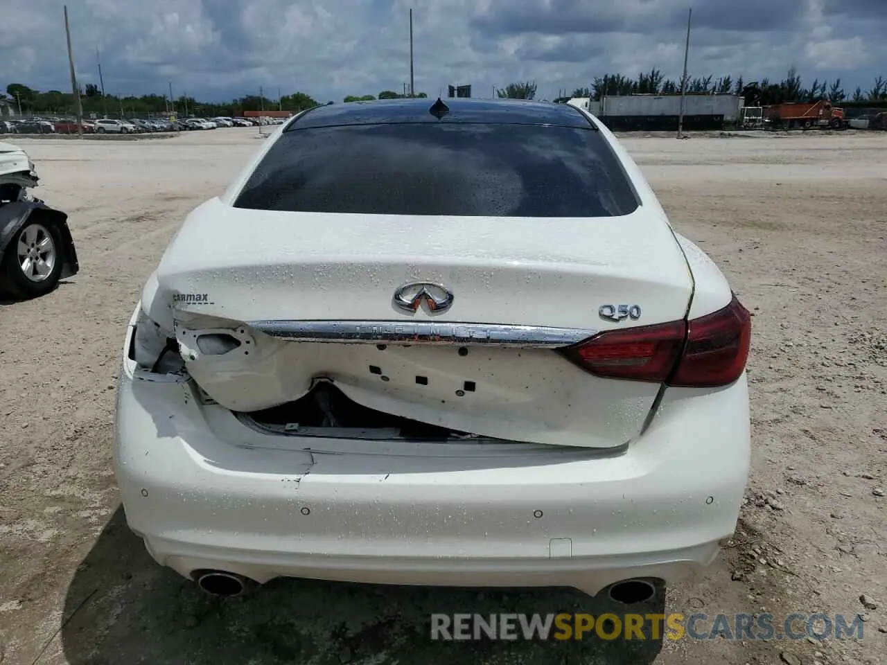 6 Photograph of a damaged car JN1EV7BP6MM704845 INFINITI Q50 2021