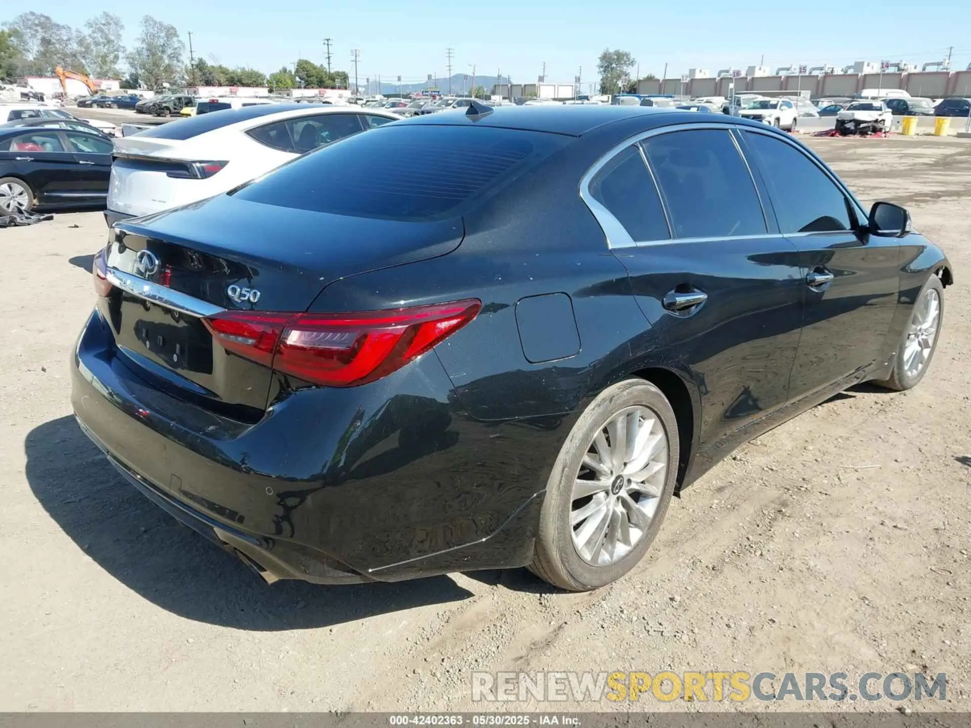 4 Photograph of a damaged car JN1EV7BP6MM705915 INFINITI Q50 2021