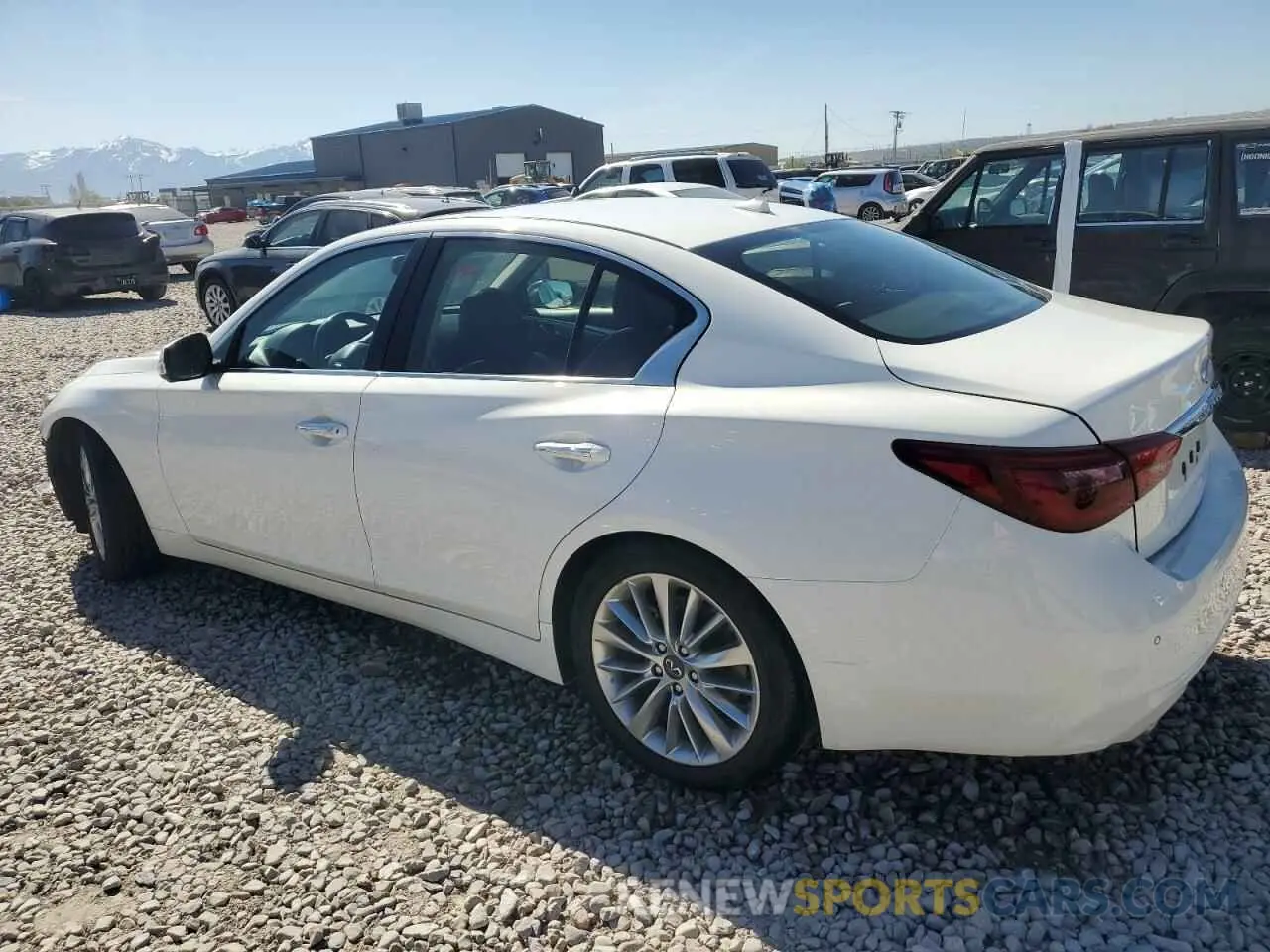 2 Photograph of a damaged car JN1EV7BP6MM707096 INFINITI Q50 2021