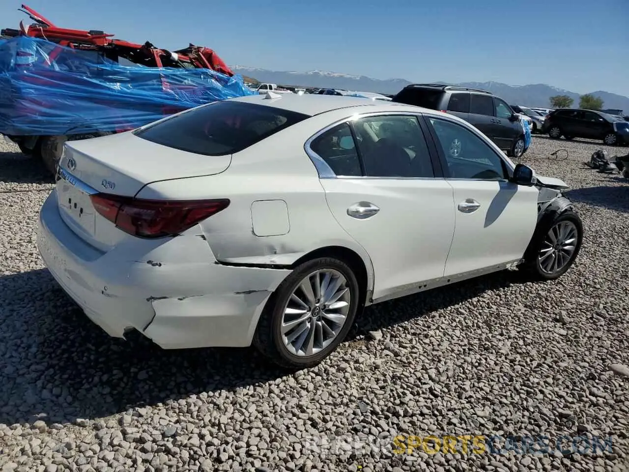 3 Photograph of a damaged car JN1EV7BP6MM707096 INFINITI Q50 2021