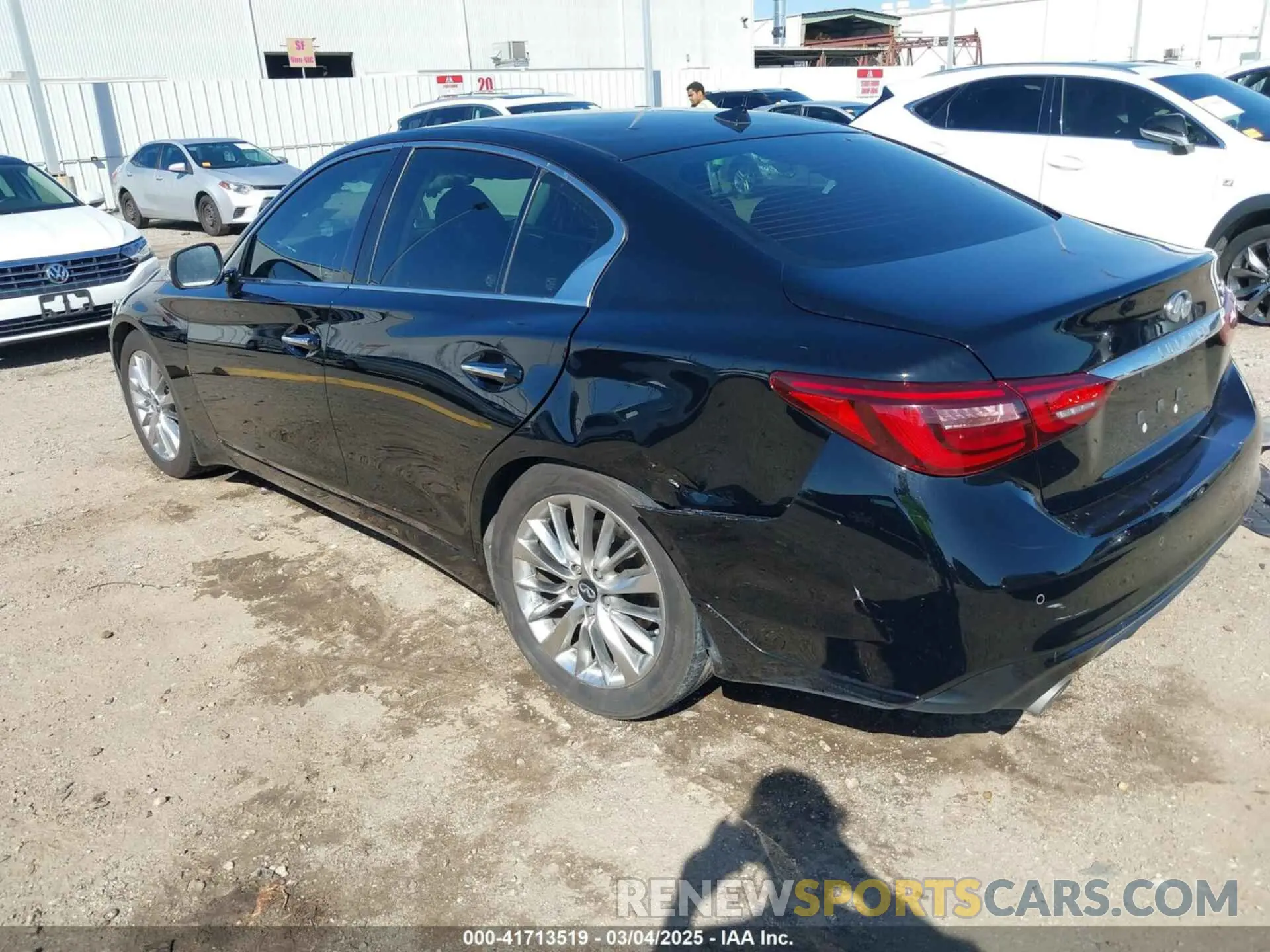 3 Photograph of a damaged car JN1EV7BP8MM700070 INFINITI Q50 2021