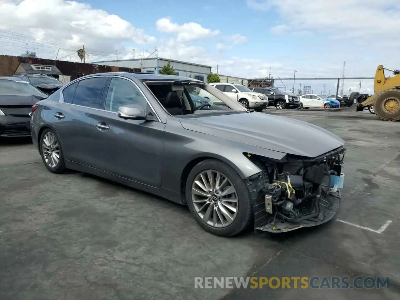 4 Photograph of a damaged car JN1EV7BP8MM702871 INFINITI Q50 2021