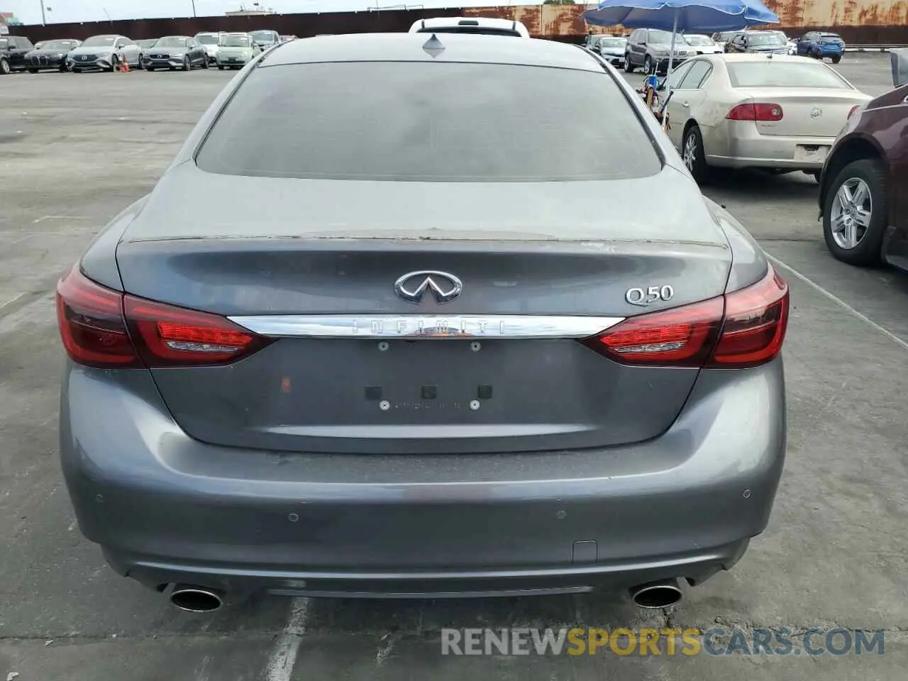 6 Photograph of a damaged car JN1EV7BP8MM702871 INFINITI Q50 2021