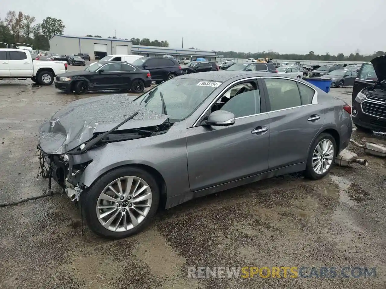 1 Photograph of a damaged car JN1EV7BP8MM703146 INFINITI Q50 2021