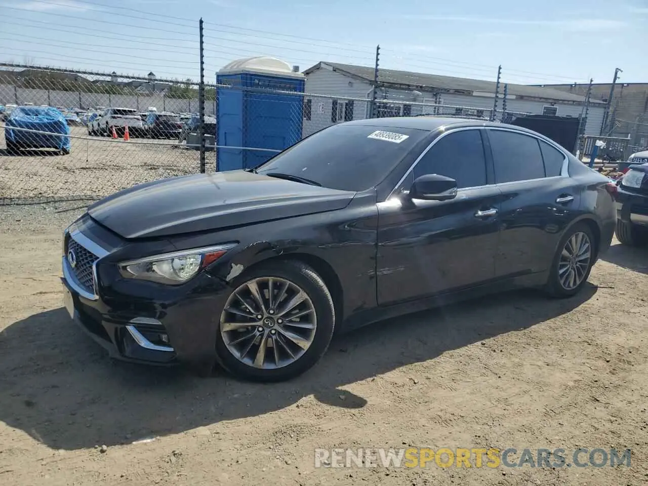 1 Photograph of a damaged car JN1EV7BP8MM704183 INFINITI Q50 2021