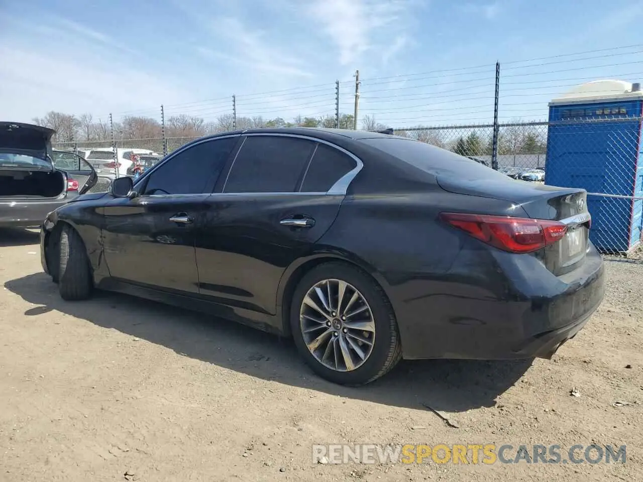 2 Photograph of a damaged car JN1EV7BP8MM704183 INFINITI Q50 2021