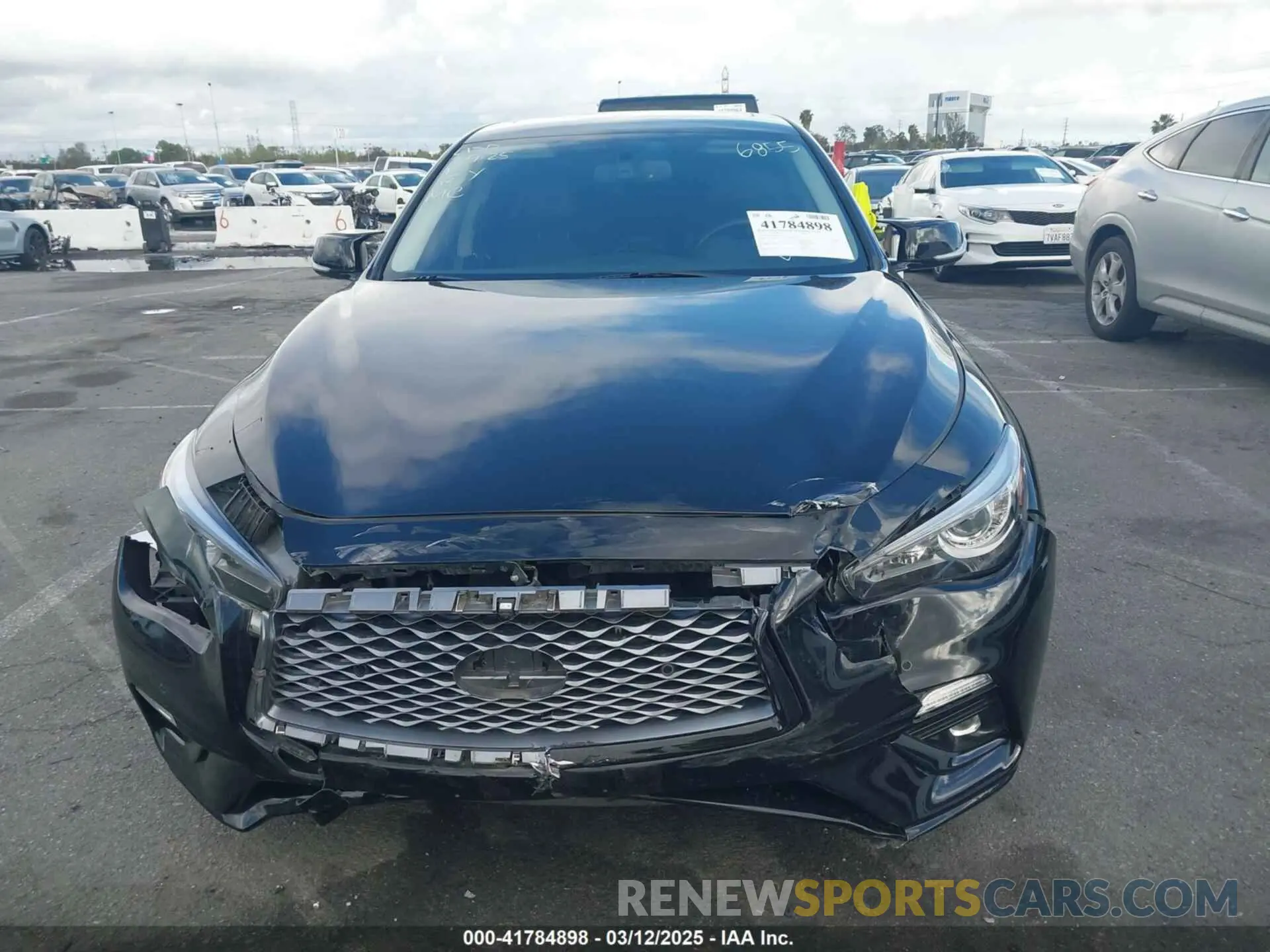 12 Photograph of a damaged car JN1EV7BP8MM706855 INFINITI Q50 2021