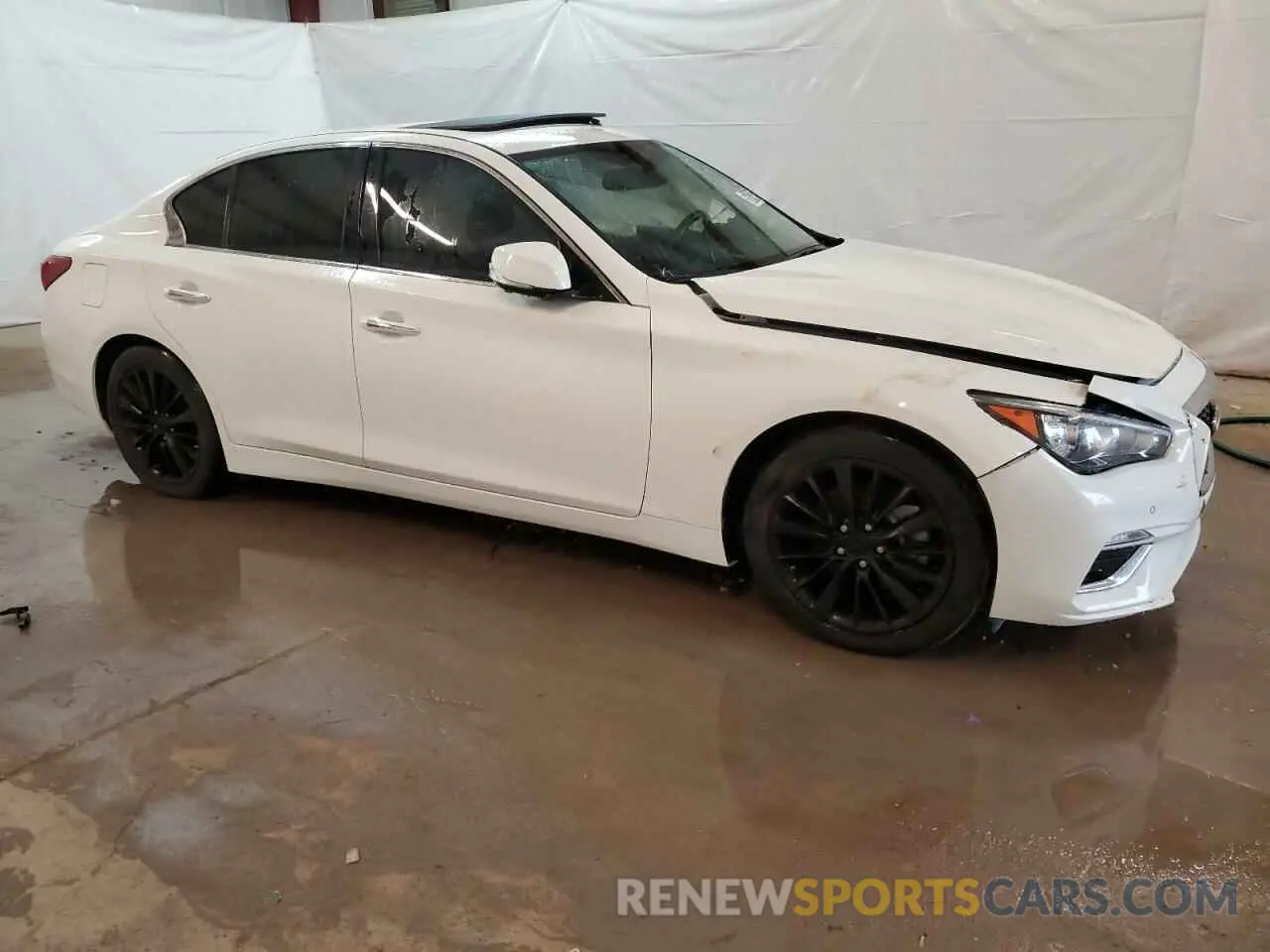 4 Photograph of a damaged car JN1EV7BP8MM707195 INFINITI Q50 2021