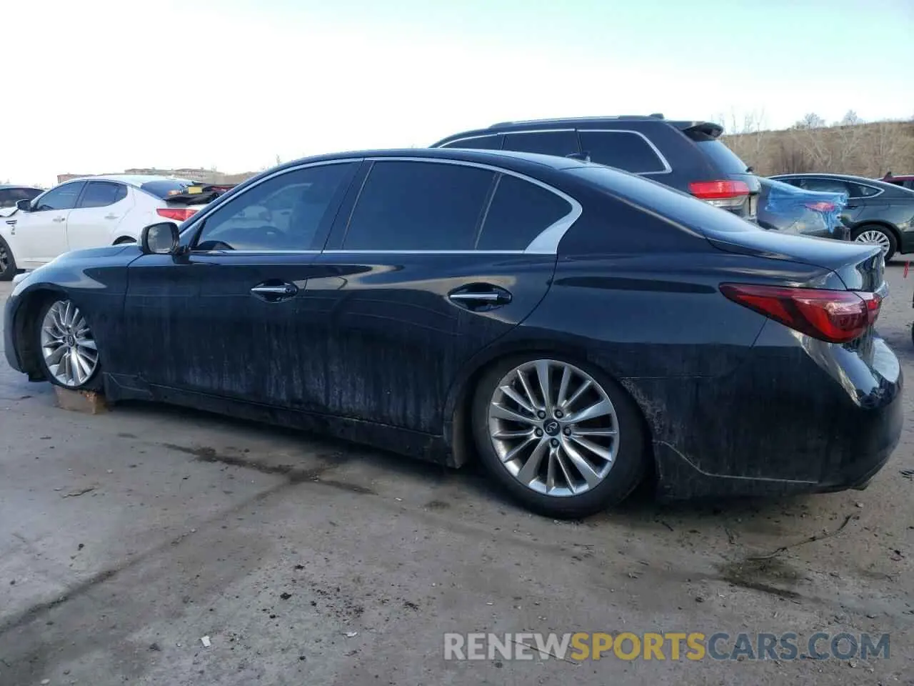 2 Photograph of a damaged car JN1EV7BP9MM700661 INFINITI Q50 2021