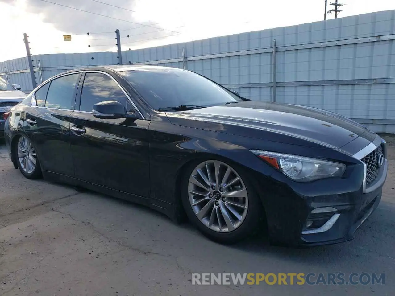 4 Photograph of a damaged car JN1EV7BP9MM700661 INFINITI Q50 2021