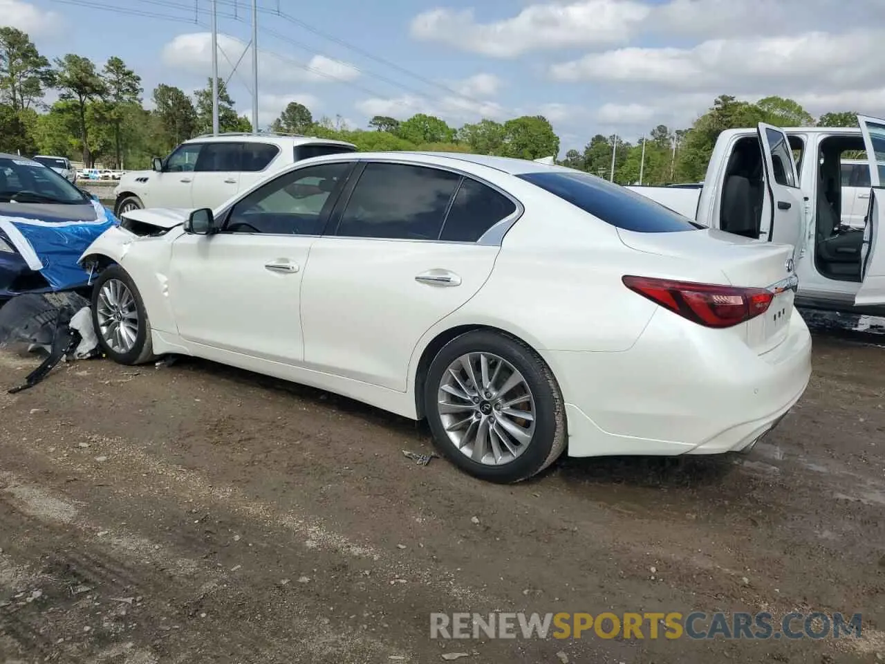 2 Photograph of a damaged car JN1EV7BP9MM700840 INFINITI Q50 2021