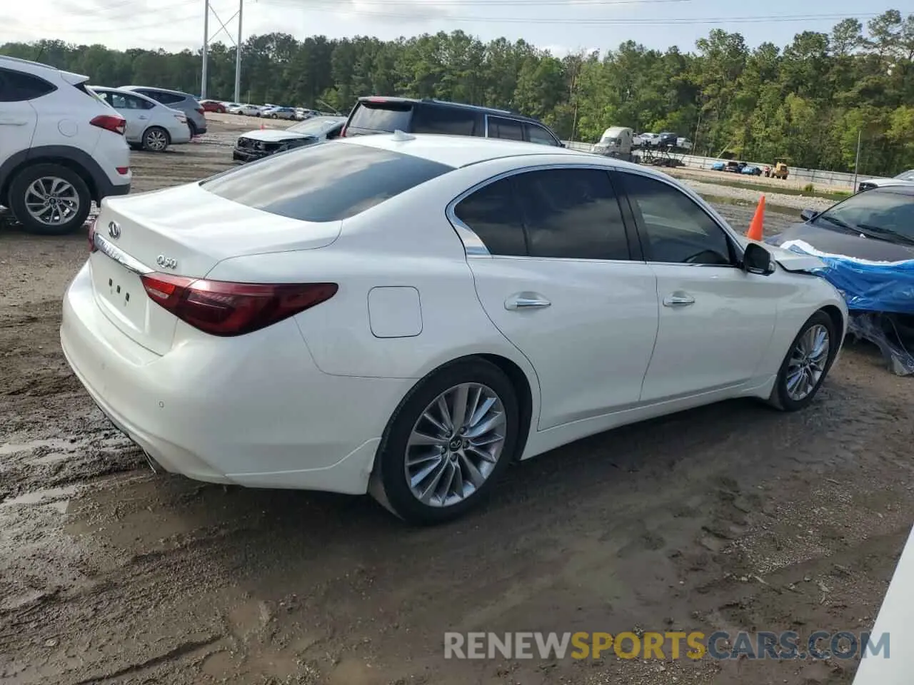 3 Photograph of a damaged car JN1EV7BP9MM700840 INFINITI Q50 2021