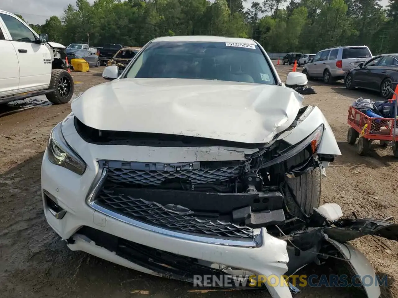5 Photograph of a damaged car JN1EV7BP9MM700840 INFINITI Q50 2021
