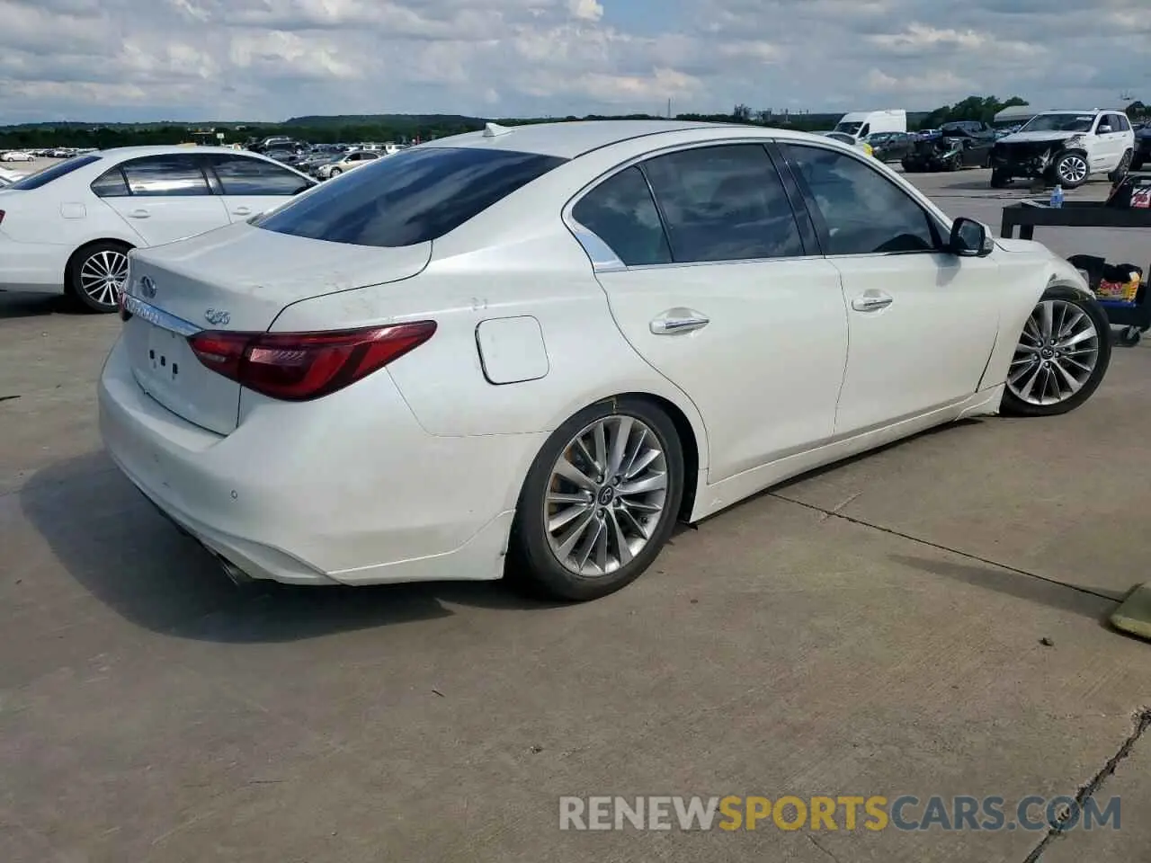 3 Photograph of a damaged car JN1EV7BP9MM701762 INFINITI Q50 2021