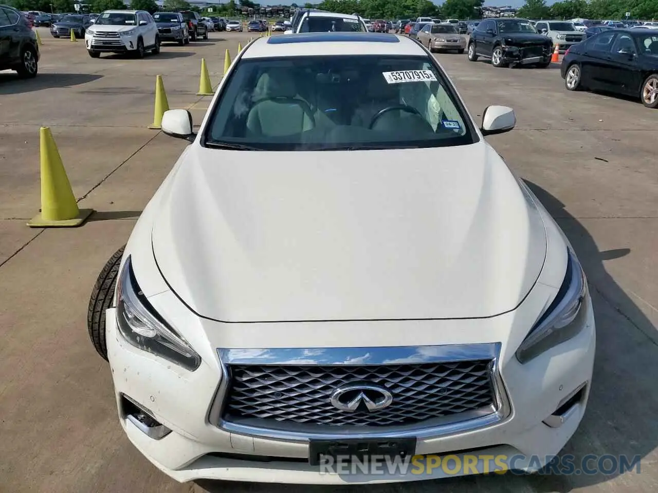 5 Photograph of a damaged car JN1EV7BP9MM701762 INFINITI Q50 2021