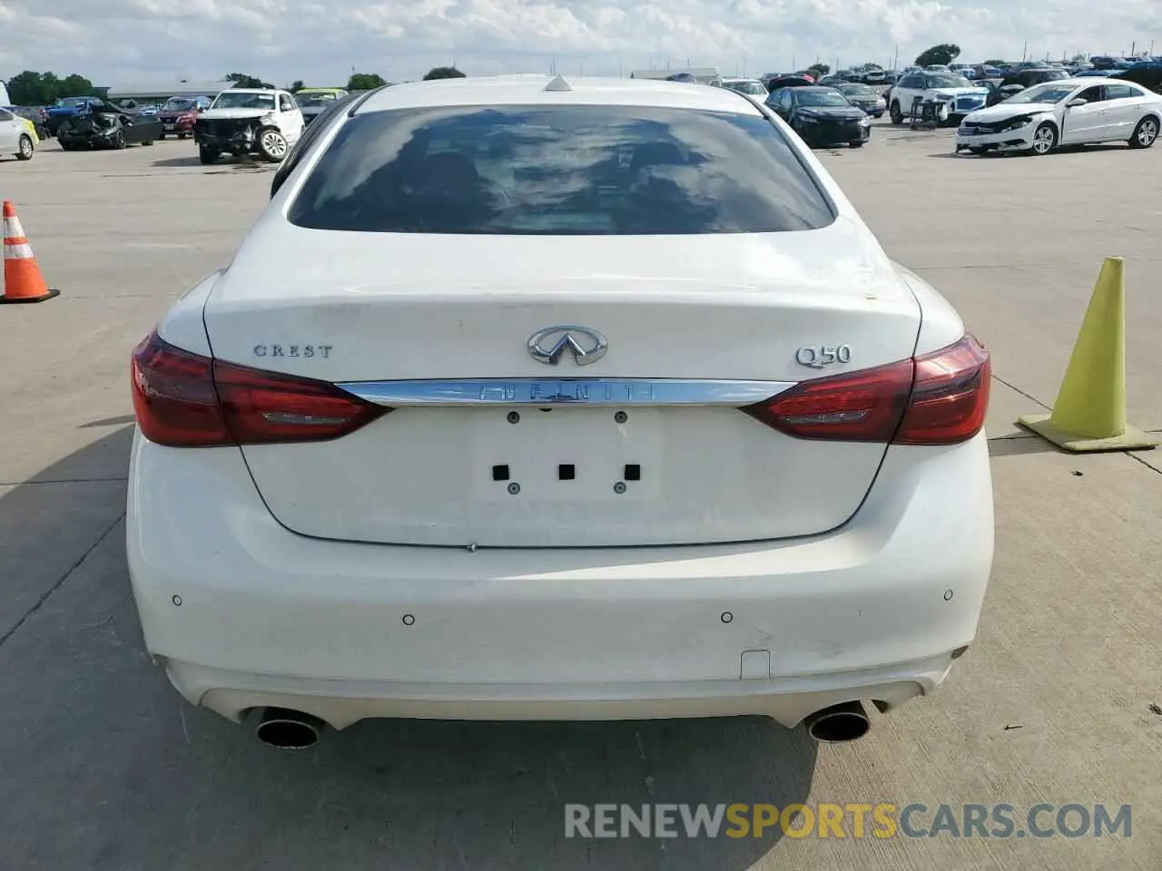 6 Photograph of a damaged car JN1EV7BP9MM701762 INFINITI Q50 2021