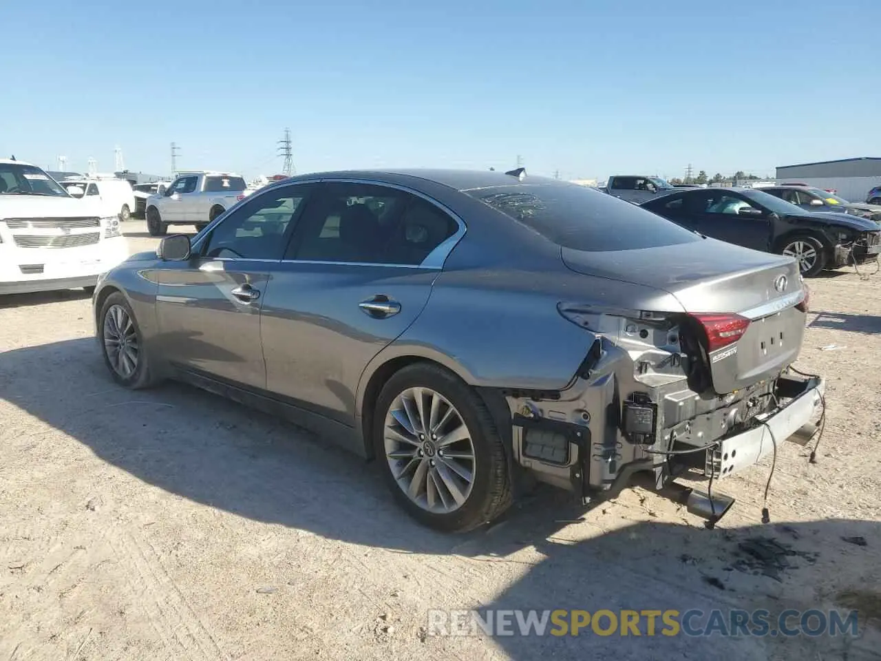 2 Photograph of a damaged car JN1EV7BP9MM702524 INFINITI Q50 2021