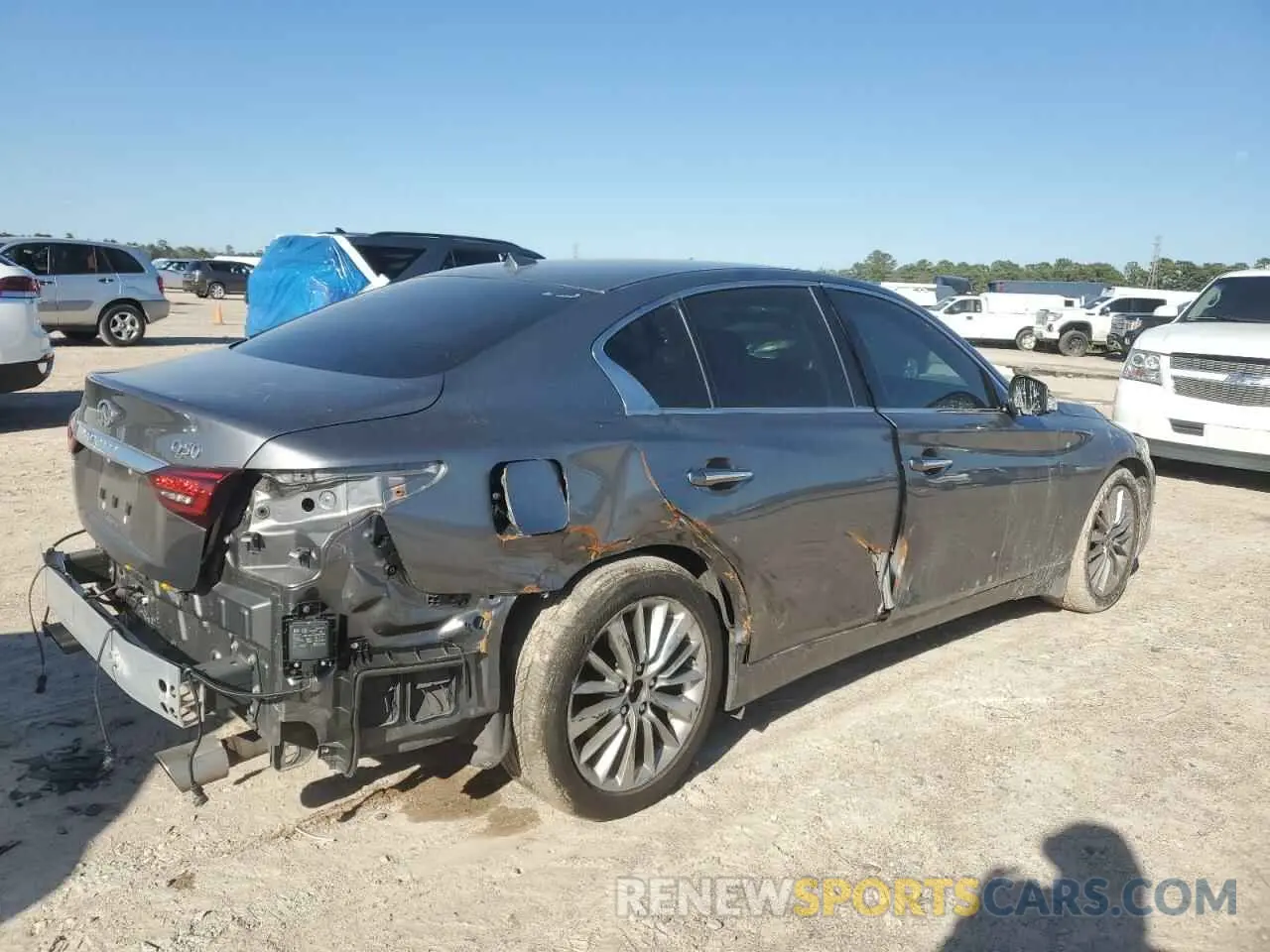3 Photograph of a damaged car JN1EV7BP9MM702524 INFINITI Q50 2021