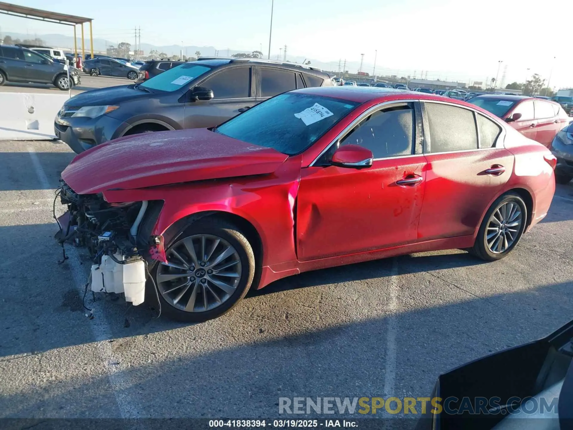 15 Photograph of a damaged car JN1EV7BPXMM705321 INFINITI Q50 2021