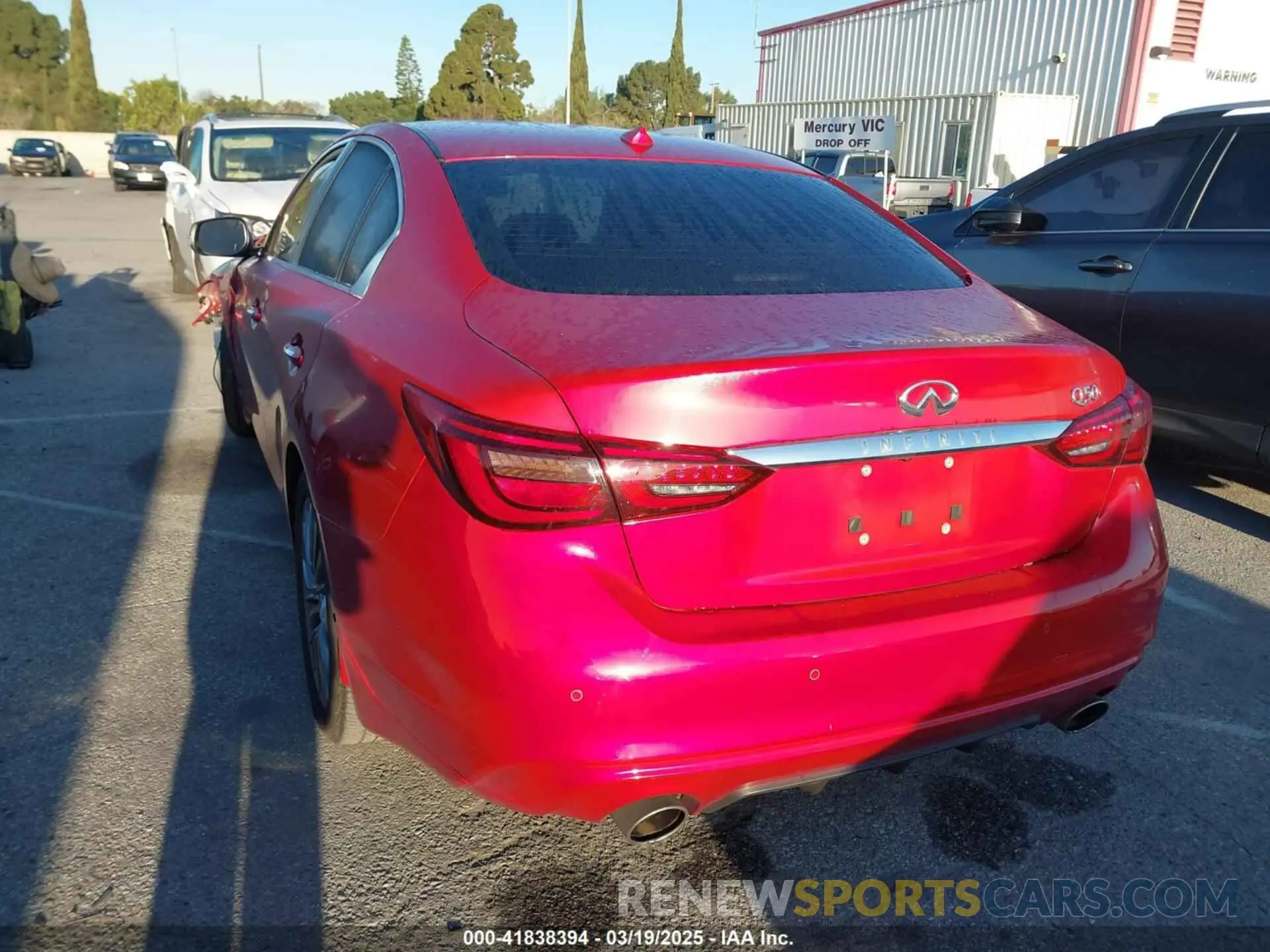 3 Photograph of a damaged car JN1EV7BPXMM705321 INFINITI Q50 2021