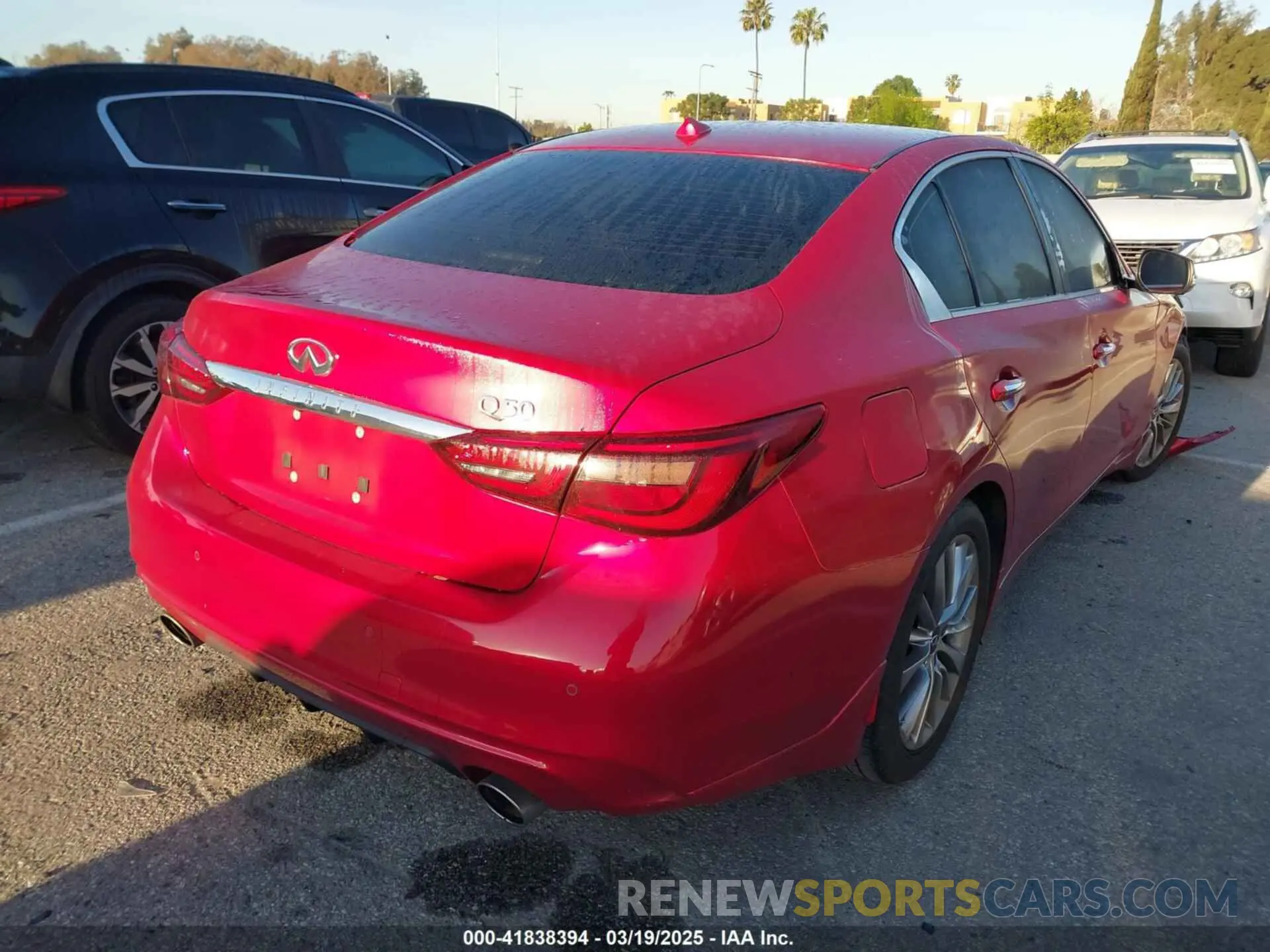4 Photograph of a damaged car JN1EV7BPXMM705321 INFINITI Q50 2021