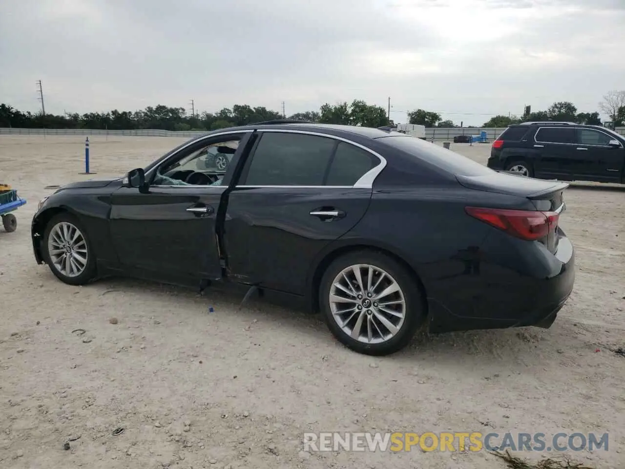 2 Photograph of a damaged car JN1EV7BPXMM706498 INFINITI Q50 2021