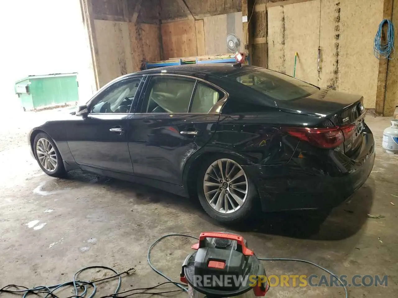 2 Photograph of a damaged car JN1EV7BR0MM752259 INFINITI Q50 2021
