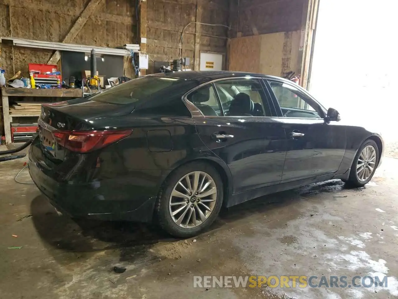 3 Photograph of a damaged car JN1EV7BR0MM752259 INFINITI Q50 2021