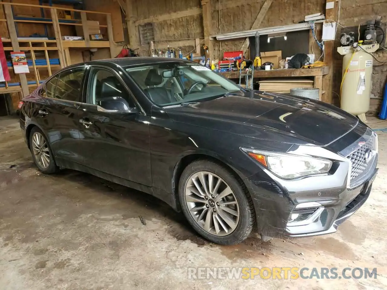 4 Photograph of a damaged car JN1EV7BR0MM752259 INFINITI Q50 2021