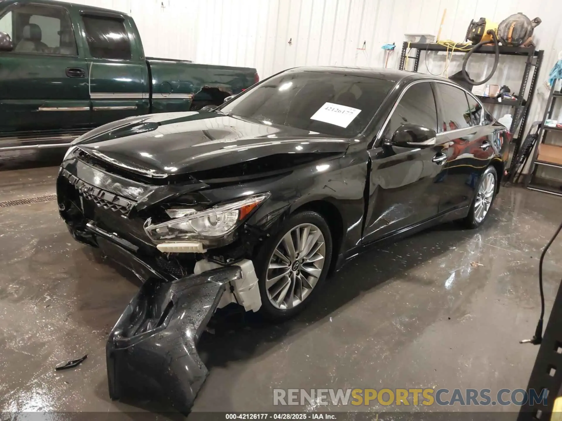 2 Photograph of a damaged car JN1EV7BR0MM755324 INFINITI Q50 2021