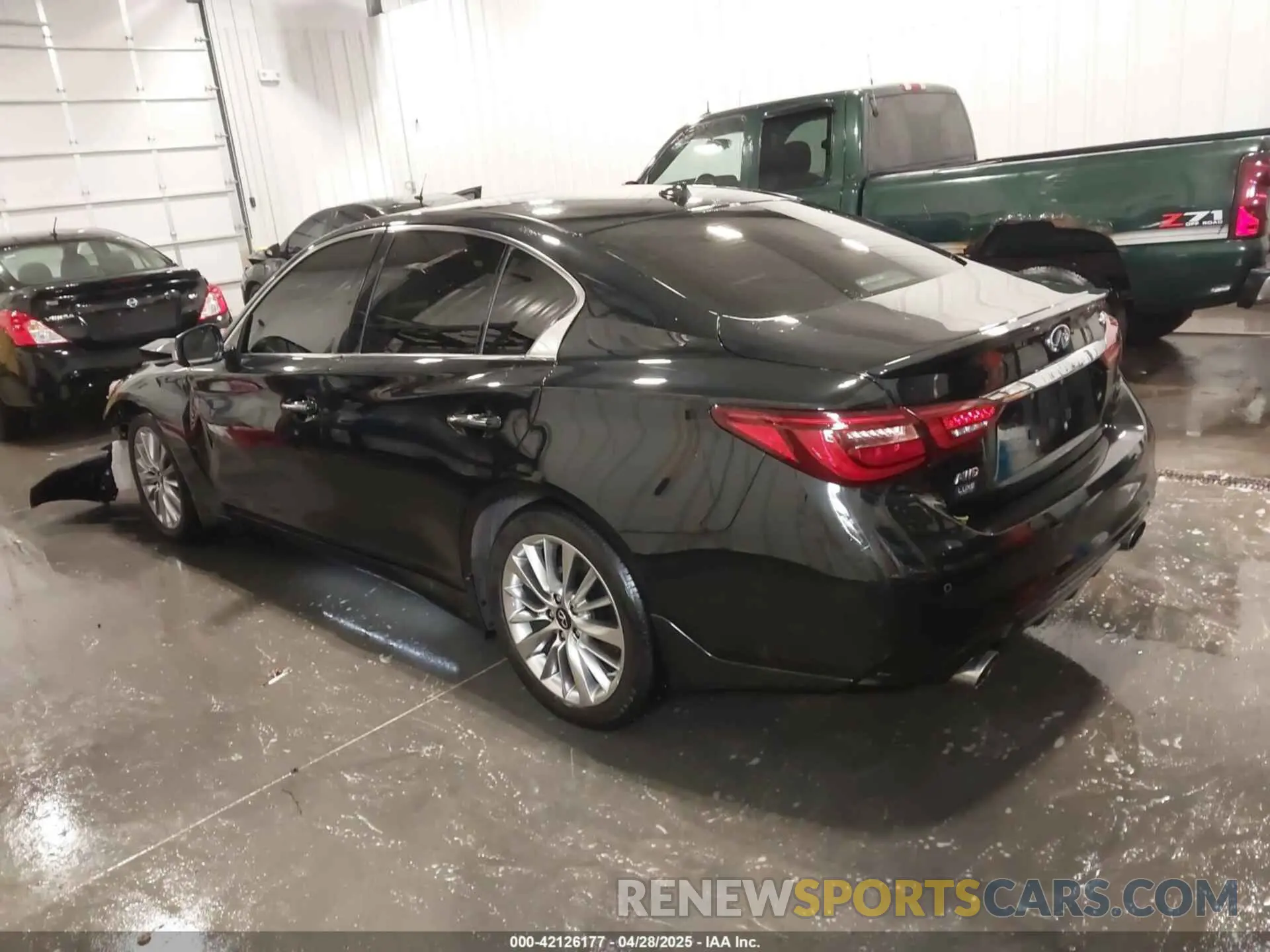 3 Photograph of a damaged car JN1EV7BR0MM755324 INFINITI Q50 2021
