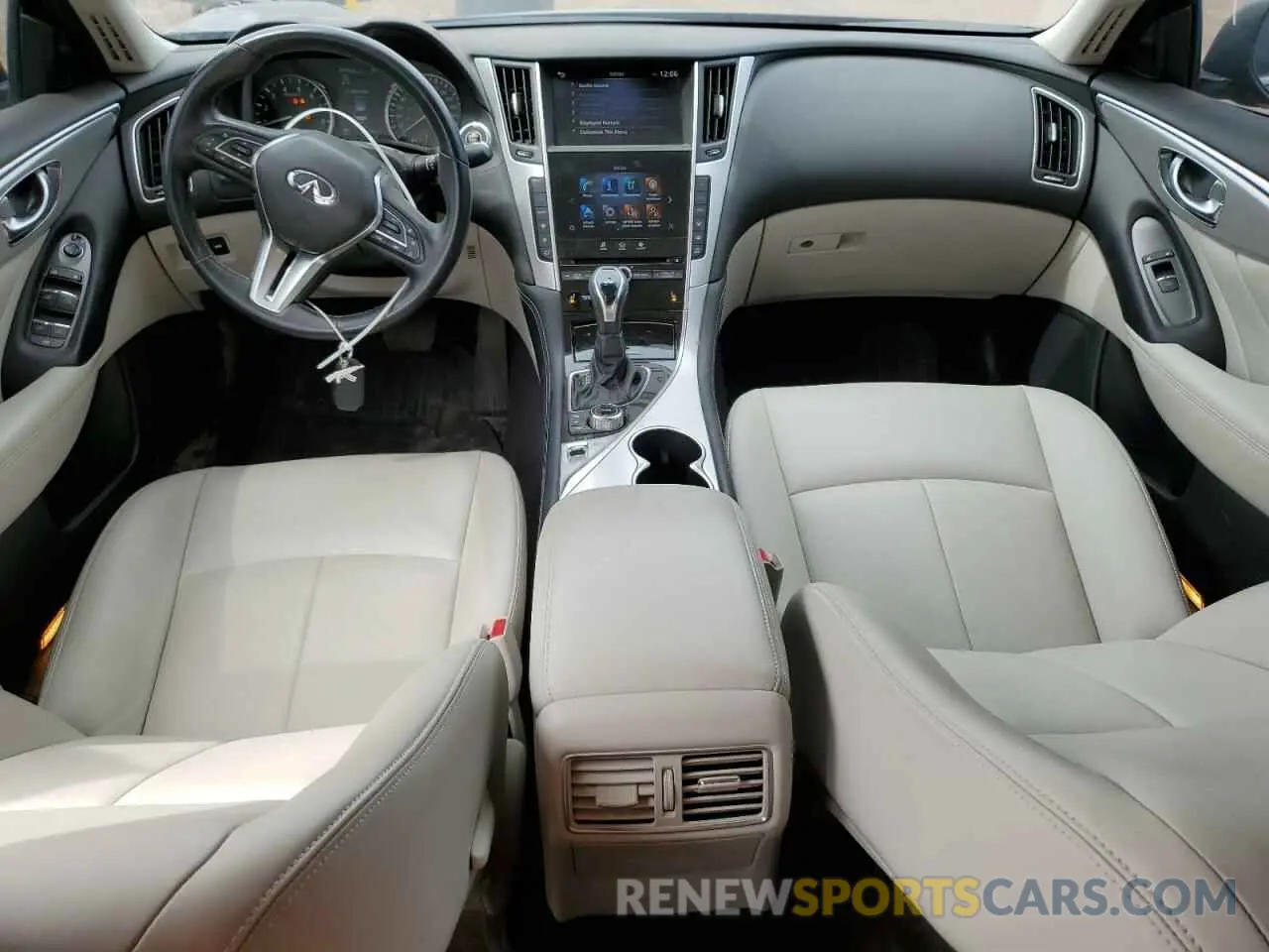 8 Photograph of a damaged car JN1EV7BR1MM754392 INFINITI Q50 2021