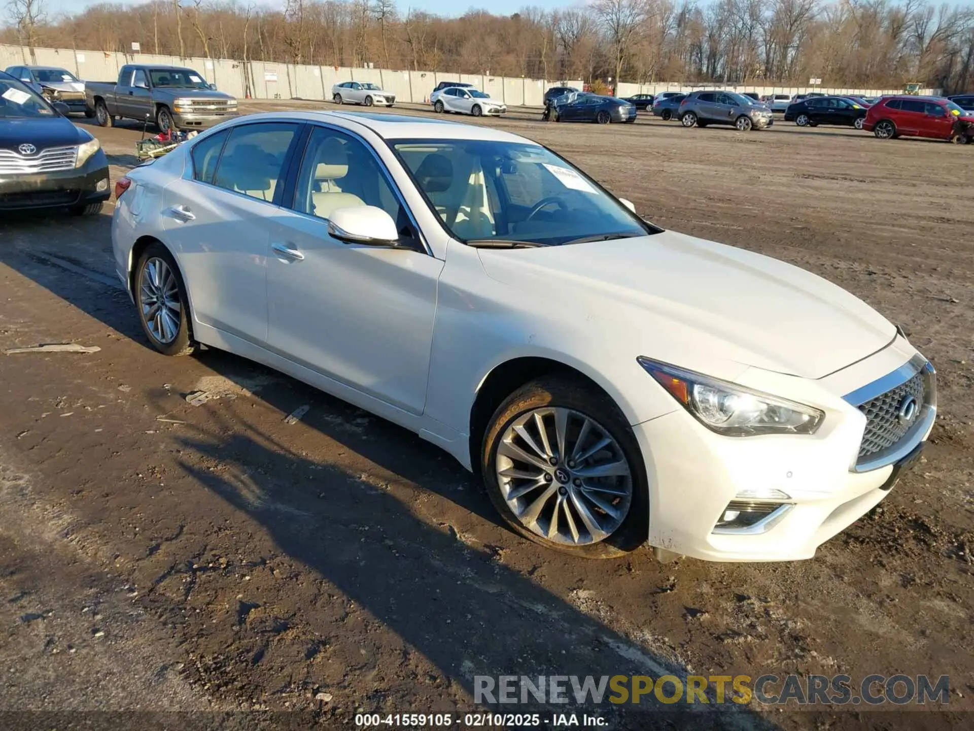 1 Photograph of a damaged car JN1EV7BR1MM755462 INFINITI Q50 2021