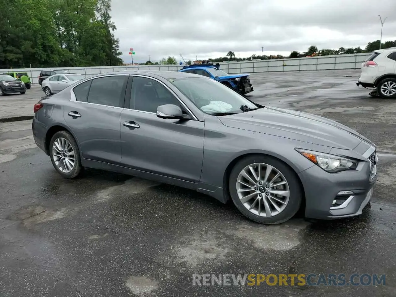 4 Photograph of a damaged car JN1EV7BR2MM751310 INFINITI Q50 2021