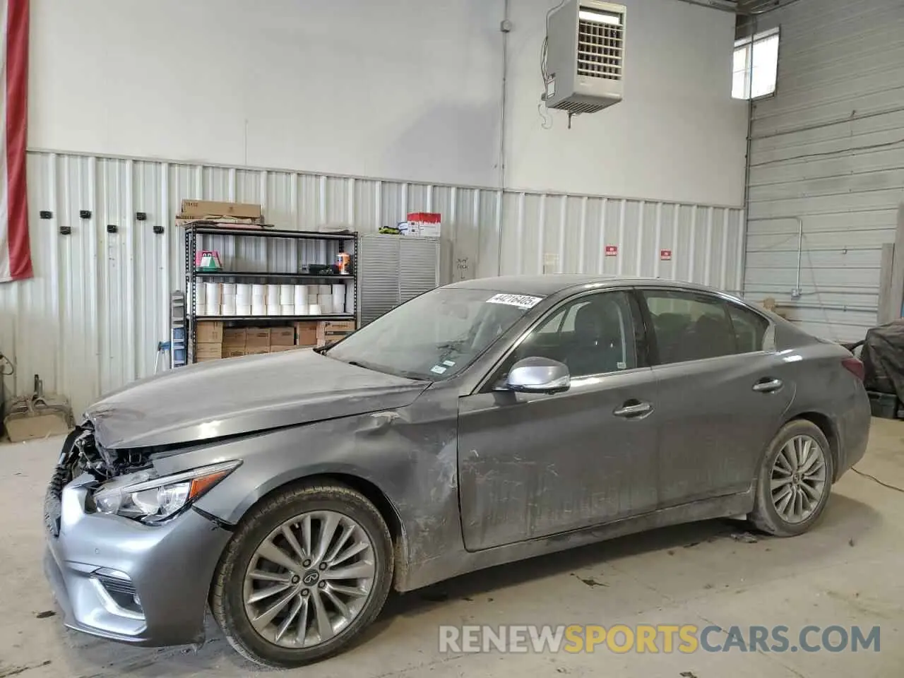 1 Photograph of a damaged car JN1EV7BR2MM753168 INFINITI Q50 2021